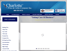 Tablet Screenshot of charlottewire.com